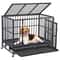 Large Dog Cage With Locks Heavy Duty Dog Crate Indoor Outdoor Removable Tray 0