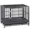 Large Dog Cage With Locks Heavy Duty Dog Crate Indoor Outdoor Removable Tray 6