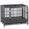 Large Dog Cage With Locks Heavy Duty Dog Crate Indoor Outdoor Removable Tray 6