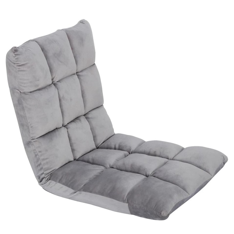 Adjustable Folding Floor Chair Sofa Lounger Bed Couch Recliner Lazy Seat Indoor Perfect For Gaming 0
