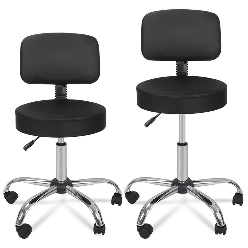Rolling Swivel Salon Stool Chair Adjustable Hydraulic Massage Chair Height Adjustable For Spa Facia 1