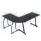LShaped Corner Desk Computer Game Office Durable Laptop Workstation Study Desk For Home Office Setu 1
