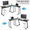 LShaped Corner Desk Computer Game Office Durable Laptop Workstation Study Desk For Home Office Setu 11