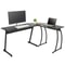 LShaped Corner Desk Computer Game Office Durable Laptop Workstation Study Desk For Home Office Setu 6