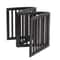 Freestanding Dog Gate Pet Safety Barrier MDF Coffee Colour Panels Folding ZShape Gate For Doorways 5
