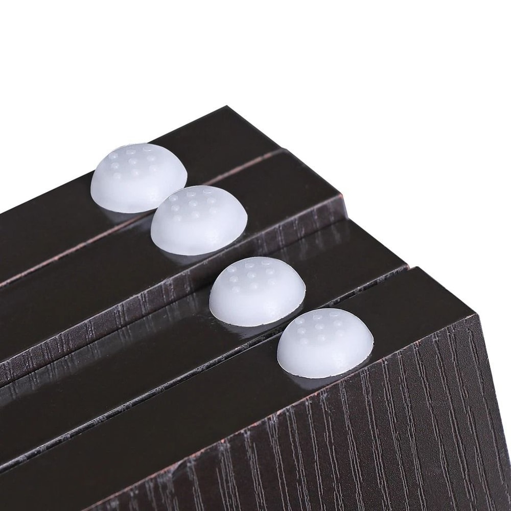 Freestanding Dog Gate Pet Safety Barrier MDF Coffee Colour Panels Folding ZShape Gate For Doorways 8