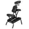 Portable Folding Massage Chair PU Leather Travel Pad Tattoo Salon Black 0