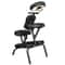 Portable Folding Massage Chair PU Leather Travel Pad Tattoo Salon Black 7