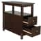 Narrow Side Table With Drawer And Shelf Chairside End Table Home Decor Storage For Small Spaces 3