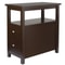 Narrow Side Table With Drawer And Shelf Chairside End Table Home Decor Storage For Small Spaces 6