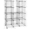 Metal Storage Organizer Wire Cube Storage Shelves DIY Closet Cabinet Bookshelf For Office Home Clot 3