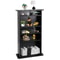 Tier CD Media Storage Cabinet Adjustable DVD Book Shelf With Customizable Display Spacious And Dura 14