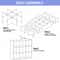 White Storage Organizer Cube Closet Organizer Bookcase Shelving For Living Room Or Office 9