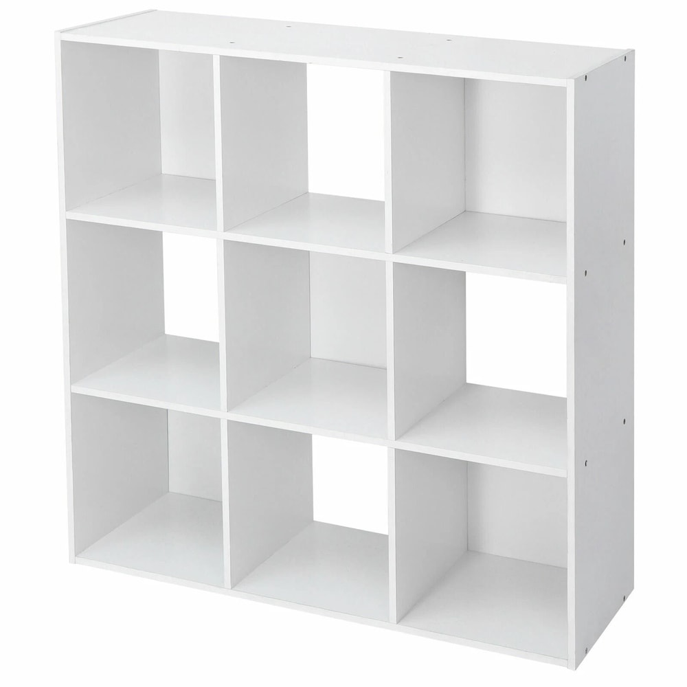 White Storage Organizer Cube Closet Organizer Bookcase Shelving For Living Room Or Office 10