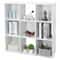 White Storage Organizer Cube Closet Organizer Bookcase Shelving For Living Room Or Office 0