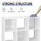 White Storage Organizer Cube Closet Organizer Bookcase Shelving For Living Room Or Office 5
