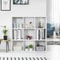 White Storage Organizer Cube Closet Organizer Bookcase Shelving For Living Room Or Office 6