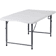 Folding Table Adjustable Height White Indoor And Outdoor Camping Table Perfect For Party And Picnic 11
