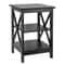 Tier End Table Stand For Sofa Bed SpaceSaving Bedroom Living Room Storage Compact MDF Side Table Fo 9
