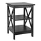 Tier End Table Stand For Sofa Bed SpaceSaving Bedroom Living Room Storage Compact MDF Side Table Fo 9
