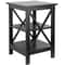 Tier End Table Stand For Sofa Bed SpaceSaving Bedroom Living Room Storage Compact MDF Side Table Fo 4