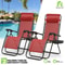 Zero Gravity Lounge Chair Foldable Outdoor Recliner With Drink Holder Adjustable Headrest Beach Cha 10