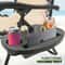Portable Folding Cream Zero Gravity Chair Adjustable Beach Lounge Recliner With Convenient Holding 6