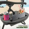 Portable Folding Cream Zero Gravity Chair Adjustable Beach Lounge Recliner With Convenient Holding 6