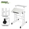 Office Workstation Stand Up Laptop Desk Adjustable Height Mobile Standing Computer Desk Wheel Desk 9