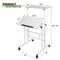 Office Workstation Stand Up Laptop Desk Adjustable Height Mobile Standing Computer Desk Wheel Desk 1