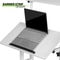 Office Workstation Stand Up Laptop Desk Adjustable Height Mobile Standing Computer Desk Wheel Desk 4