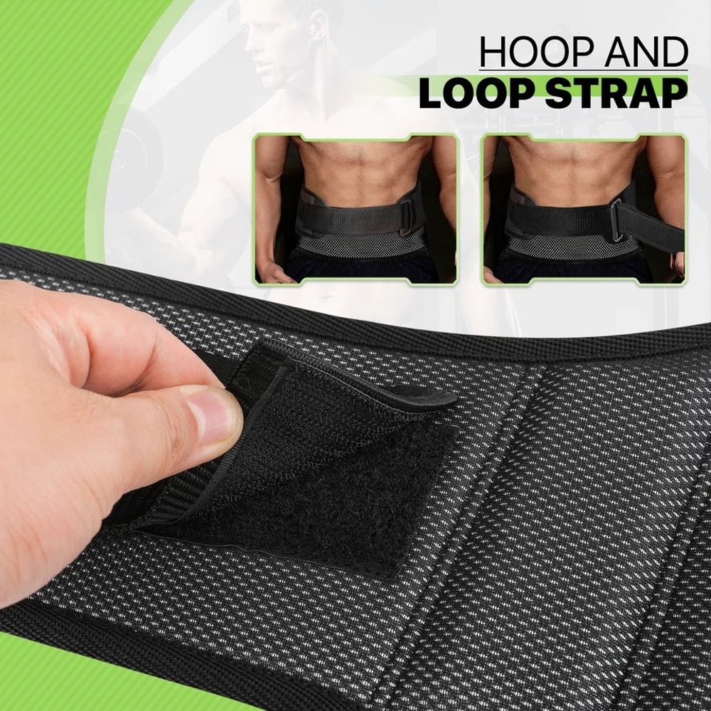 Gym Weight Lifting Belt Powerlifting Strength Training Back Support Bodybuilding Support Belt For S 6