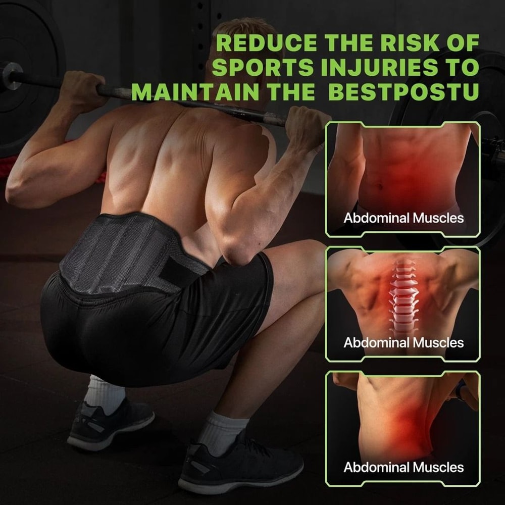 Gym Weight Lifting Belt Powerlifting Strength Training Back Support Bodybuilding Support Belt For S 8