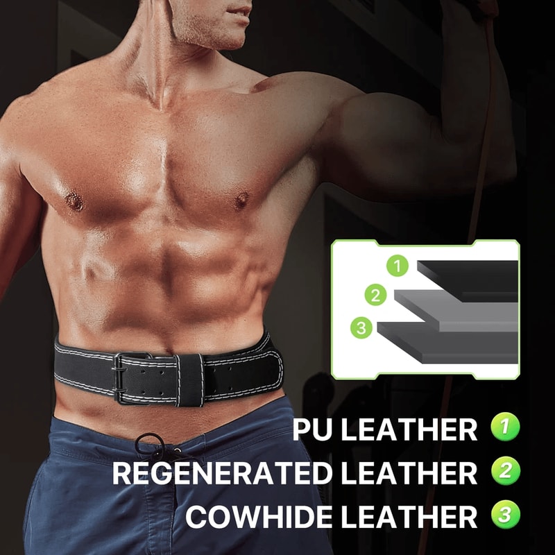 Weight Lifting Belt For Fitness Powerlifting Back Support Adjustable Bodybuilding Training Belt 9