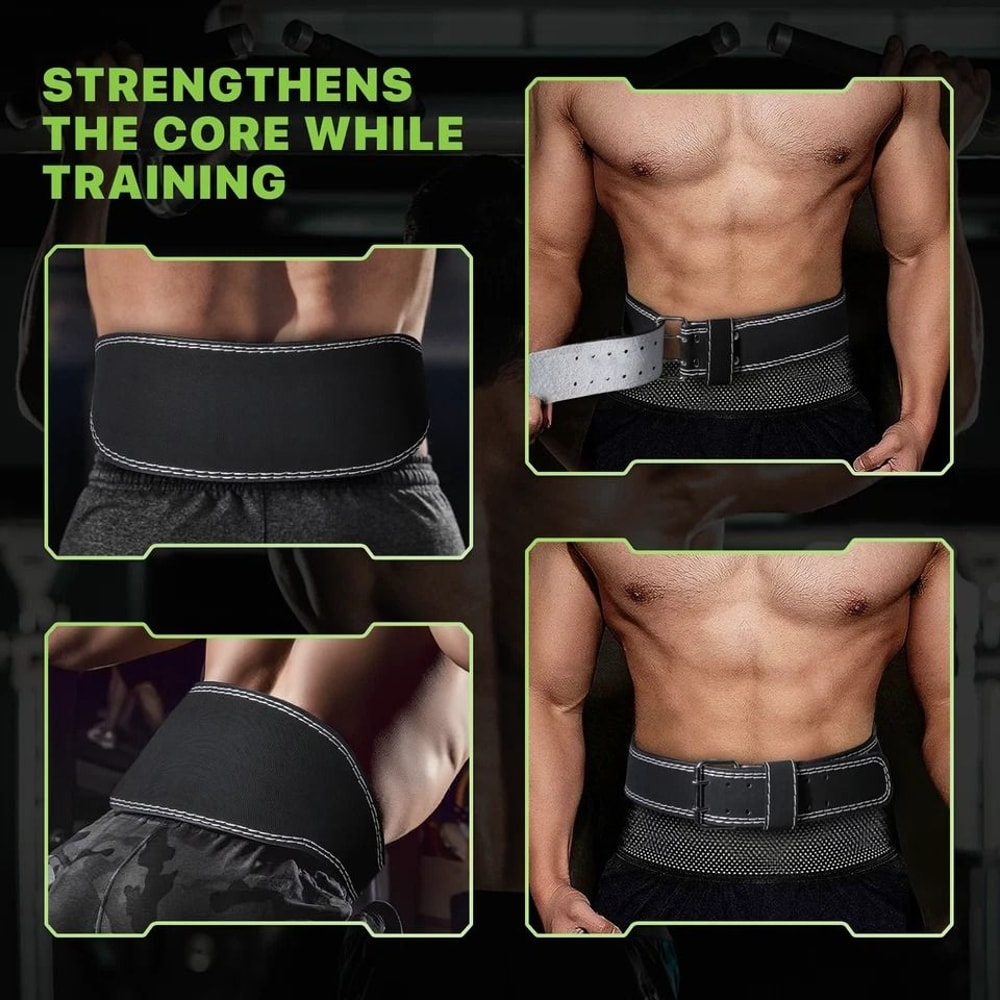 Weight Lifting Belt For Fitness Powerlifting Back Support Adjustable Bodybuilding Training Belt 8