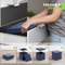 Navy Blue Storage Ottoman Classic Cube Footstool For Home Decor Perfect For Living Room And Bedroom 7