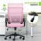 Adjustable Height Office Chair Ergonomic Computer Chair Padded Seat Swivel Pink Desk Chair For Offi 6