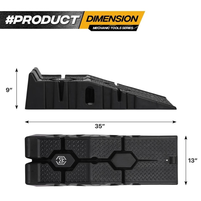 Car Truck Repair Lifting Ramps Pair Set Vehicle Service Ramp Incline 3