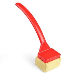 bbq grill steam brush, red kitchen scrubber, replaceable grill cleaner head