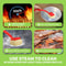 BBQ Grill Steam Brush Red Kitchen Scrubber Replaceable Grill Cleaner Head 18