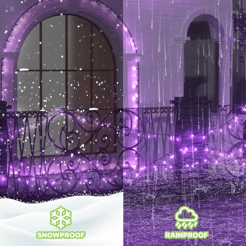 LED Fairy Lights Waterproof String Lights For Weddings Parties PlugIn Snow Rain Proof 4
