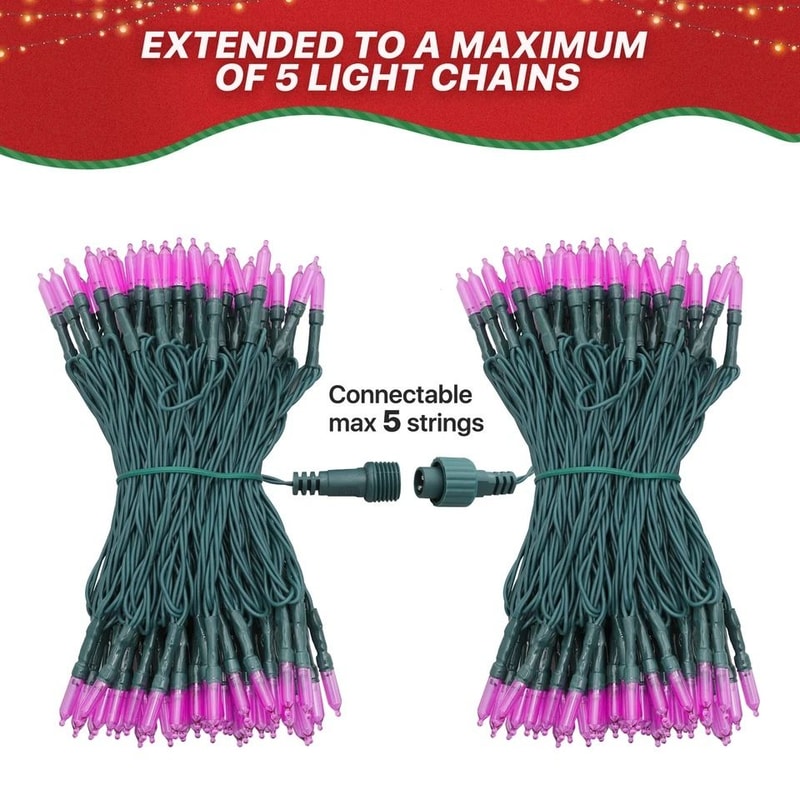 LED Fairy Lights Waterproof String Lights For Weddings Parties PlugIn Snow Rain Proof 5