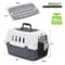 Travel Pet Carrier Durable Plastic Dog Cat Transporter Airline Compatible Lightweight Pet Cage For 1