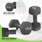 Neoprene Coated Hex Dumbbells NonSlip Grip Gym Fitness Arm Weights For Strength Training Durable An 6