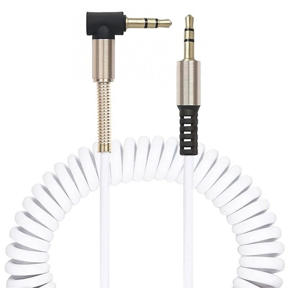 Cable For Car Audio Stereo Headphone Jack Cord Right Angle Male To Male TPE Durable Audio Extensio 1