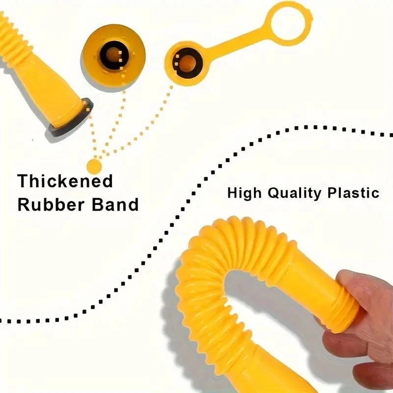 Gas Can Spout Nozzle Vent Kit Replacement For Plastic Gas Cans Old Style Cap Fits Gallon Cans 2