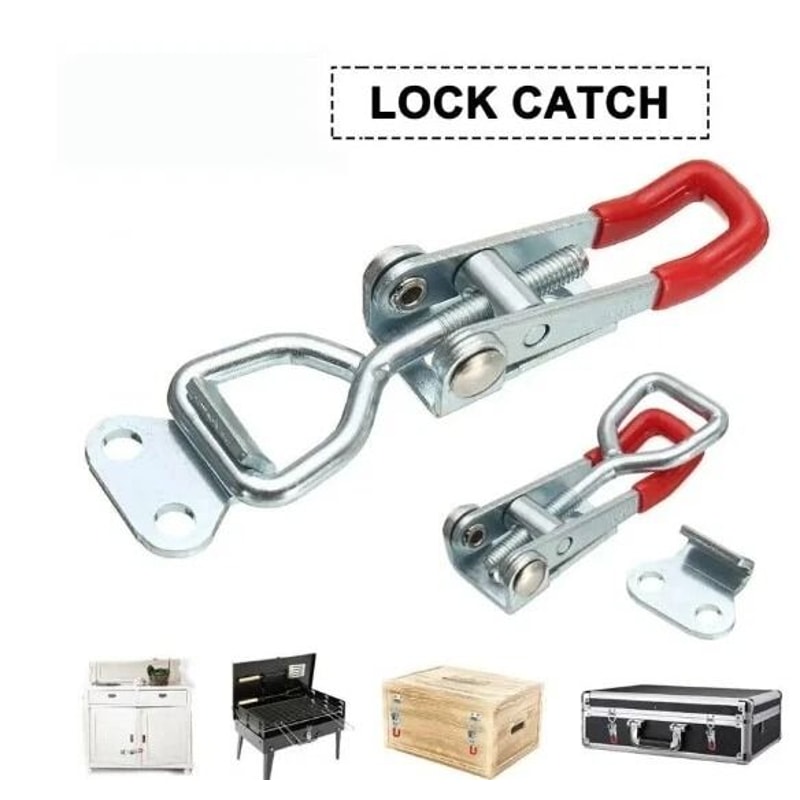 Adjustable Latch Catches Lock Clamp Heavy Duty Steel Toggle For Cases Boxes And Metalwork 9
