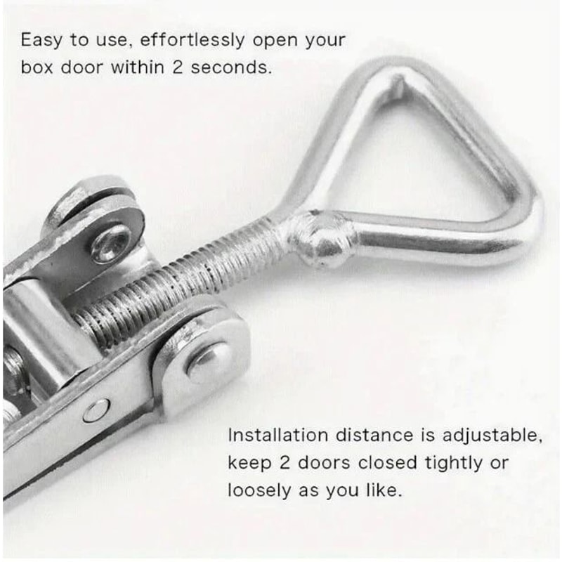 Adjustable Latch Catches Lock Clamp Heavy Duty Steel Toggle For Cases Boxes And Metalwork 11