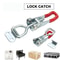 Lock Clamp For Boxes Case Heavy Duty Steel Toggle Latch Catches Load Capacity 6