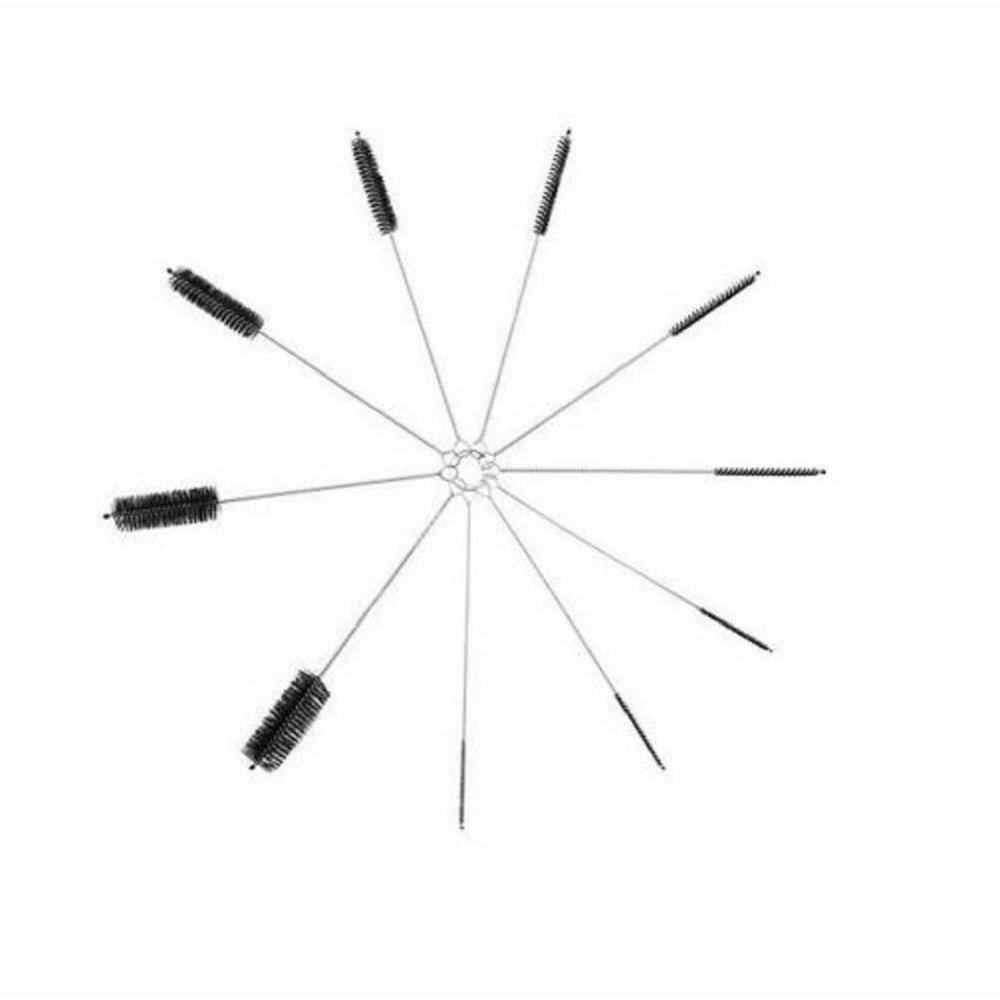 Nylon Straw Brushes Cleaning Set For Bottles Pipes Small Tube Cleaner Long Reach Stainless Steel Br 1